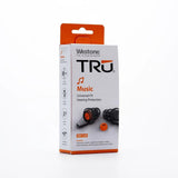 Westone TRU Music tapones auditivos, estuche compacto para transportar con facilidad.