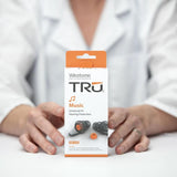 Westone TRU Music tapones auditivos reutilizables y fáciles de limpiar para viajes.