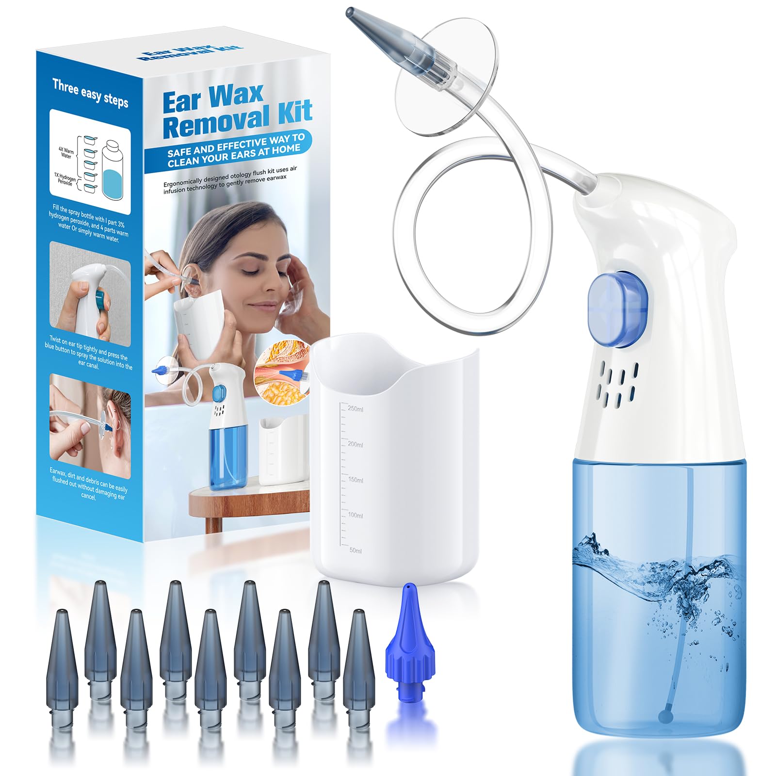 WEUANY kit limpieza cerumen, conjunto para higiene auditiva en casa