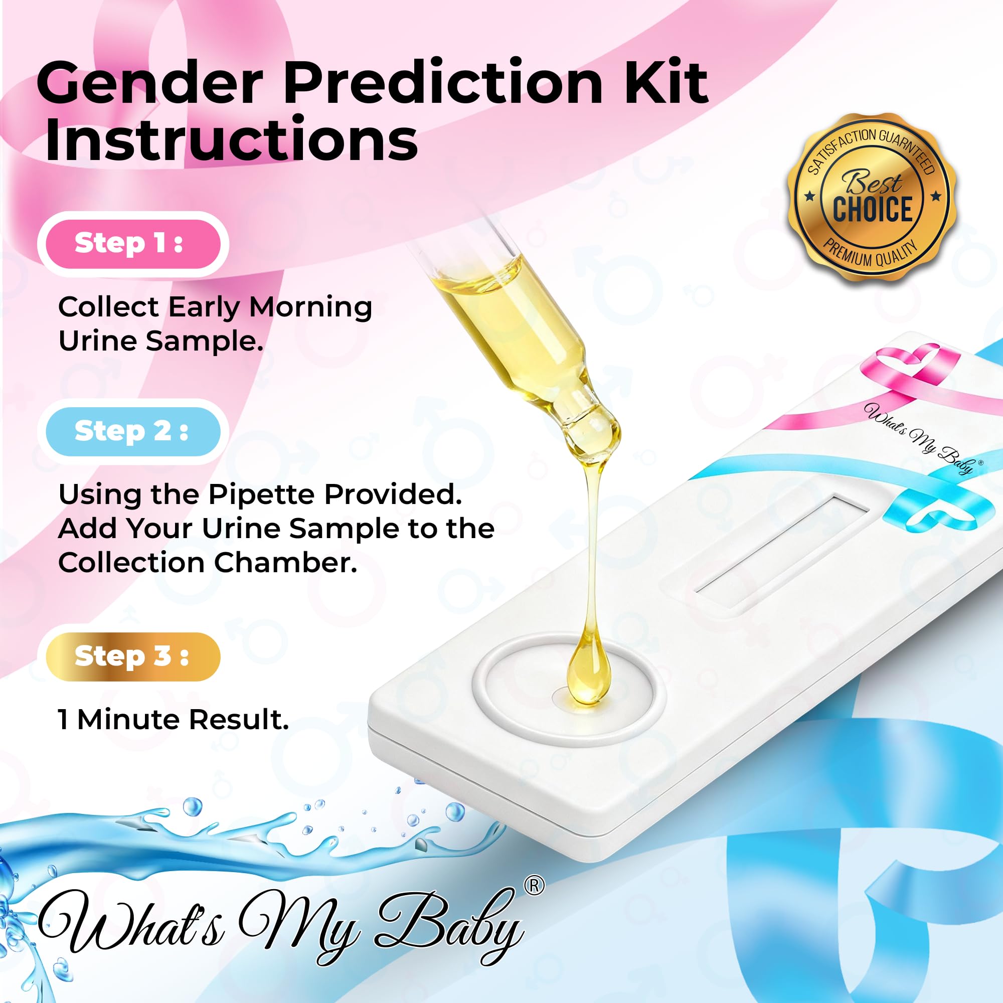 Whats My Baby: resultado por color para estimación de sexo en minutos