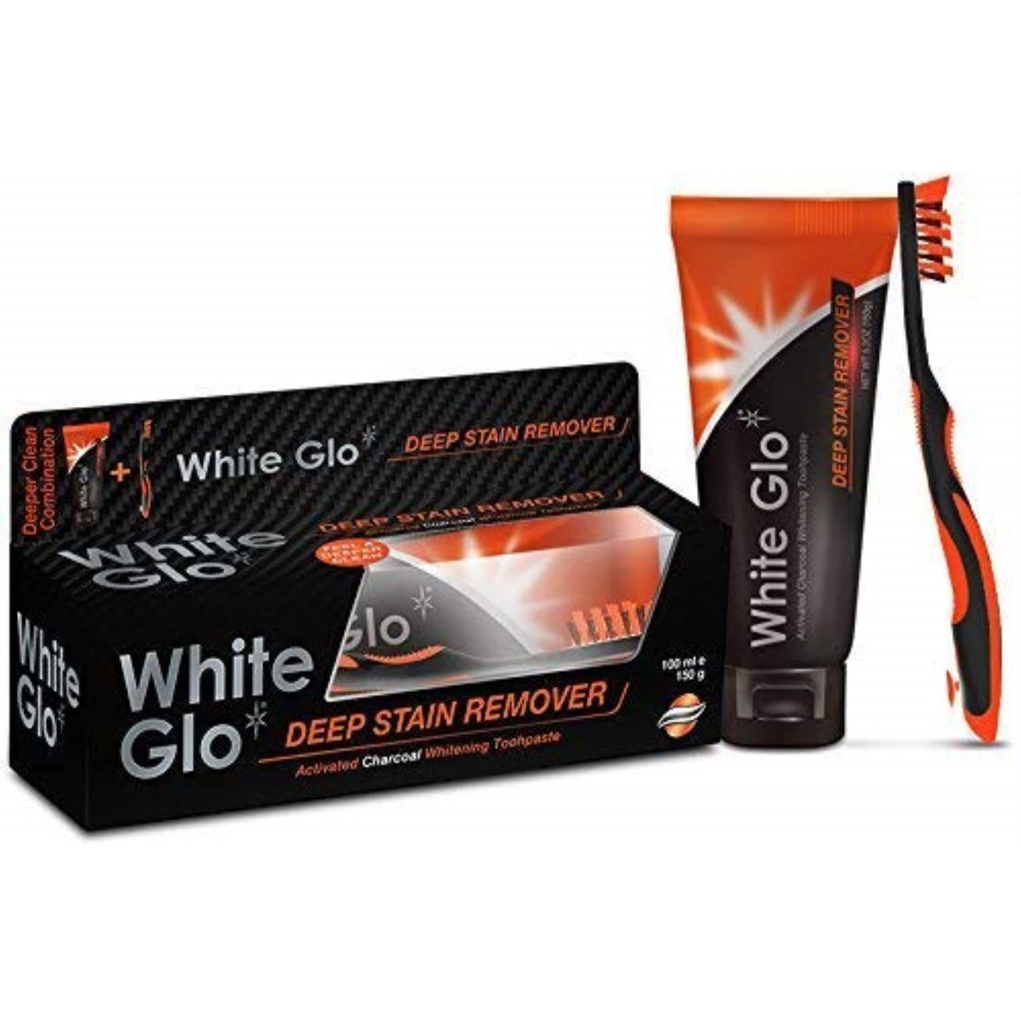 White Glo pasta dentífrica blanqueadora con carbón activado para eliminar manchas
