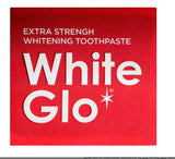 White Glo en baño, rutina de higiene para un cuidado bucal completo.