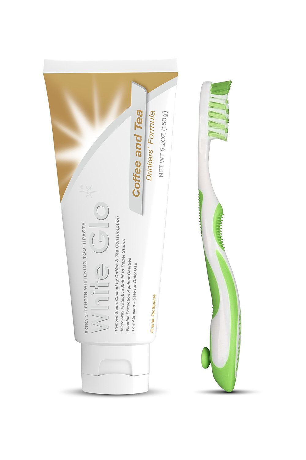 White Glo pasta dental para café y té, ayuda a reducir manchas y aporta brillo.
