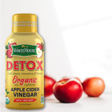 White House Detox vinagre de manzana, sabor natural, aroma suave de manzana