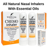 Inhalador nasal sin BPA de White Ink Apothecary, plástico de grado médico.