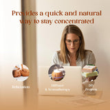 White Naturals Enfoque: aroma estimulante para mantener la motivación durante tareas.