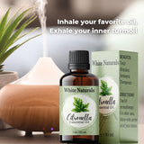 White Naturals citronella, uso en jabones para fragancia y limpieza suave.