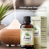 Masaje relajante con aceite de hinojo White Naturals para cuidado personal.