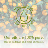White Naturals mandarina aceite esencial para proyectos cosméticos artesanales, velas y jabones