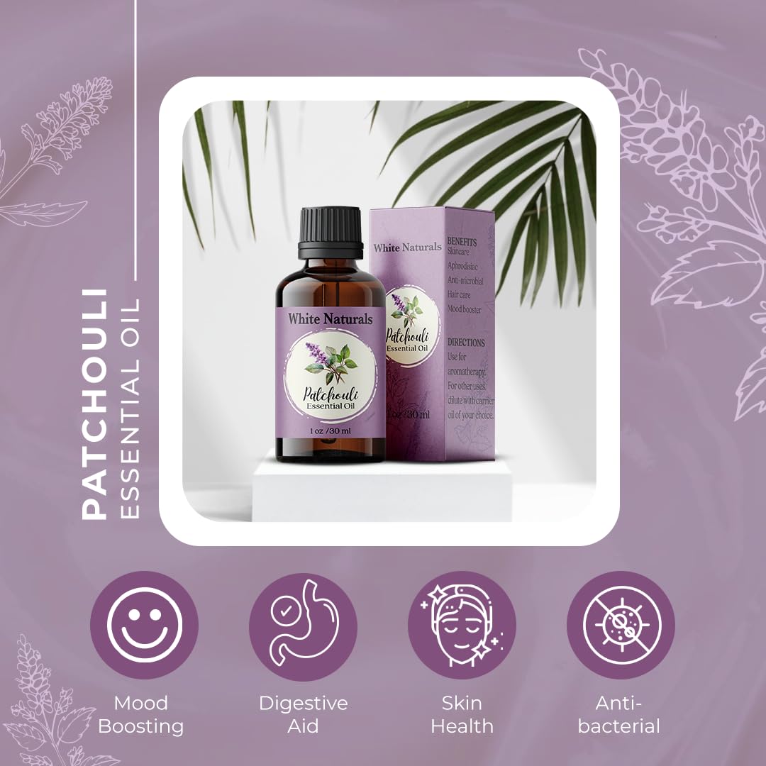 White Naturals Patchouli proyectos-hazlo-tu-mismo aportan profundidad y aroma duradero