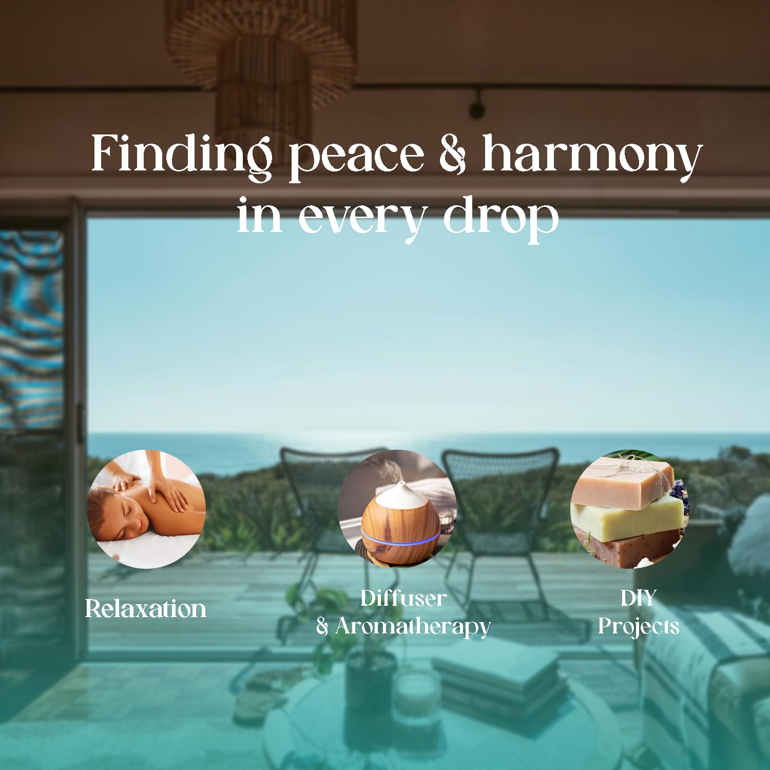 White Naturals Relax & Calm: gotas para difusor o baño que inspiran serenidad.