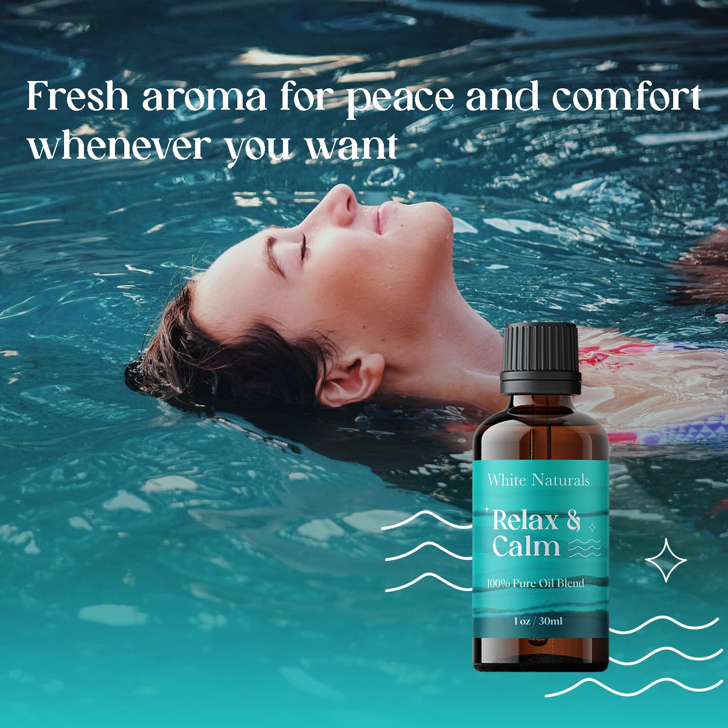 White Naturals Relax & Calm: masaje suave que apoya una experiencia de cuidado personal.