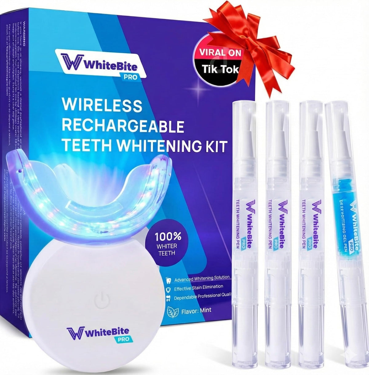 Whitebite Pro kit de blanqueamiento para casa con gel seguro para dientes sensibles