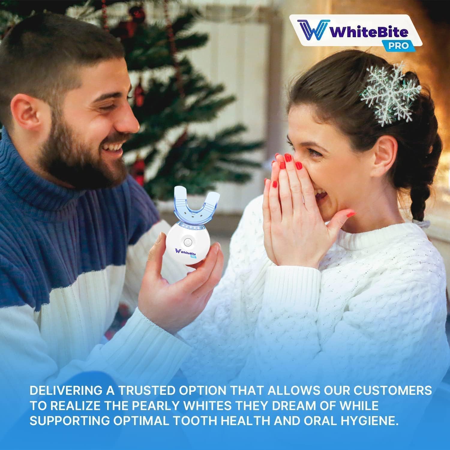 Whitebite Pro uso seguro para esmalte y dientes sensibles con remineralización.