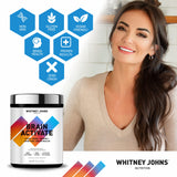 Whitney Johns Brain Activate cucharada medidora facilita dosis precisas.