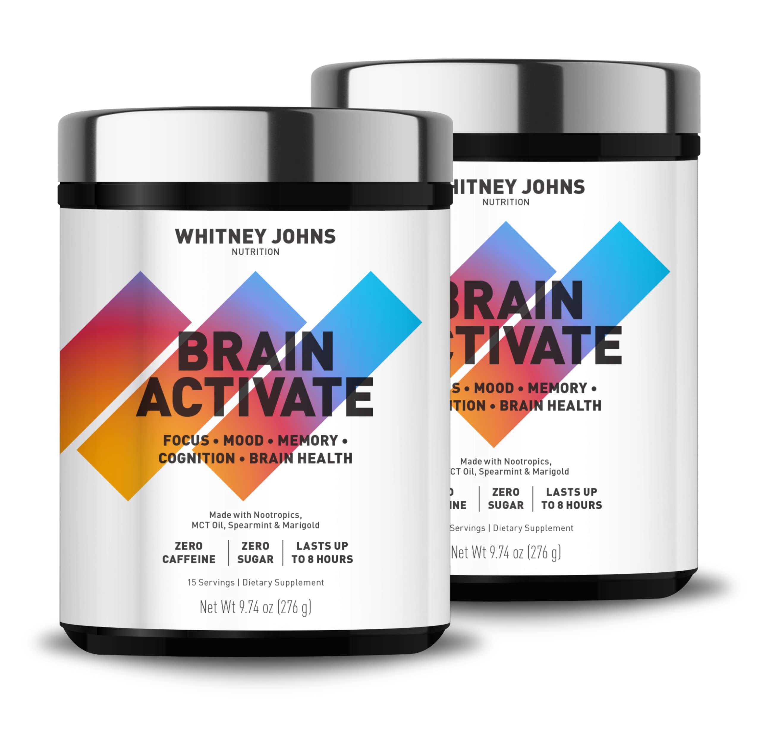 Whitney Johns Brain Activate dos botes para mayor continuidad.