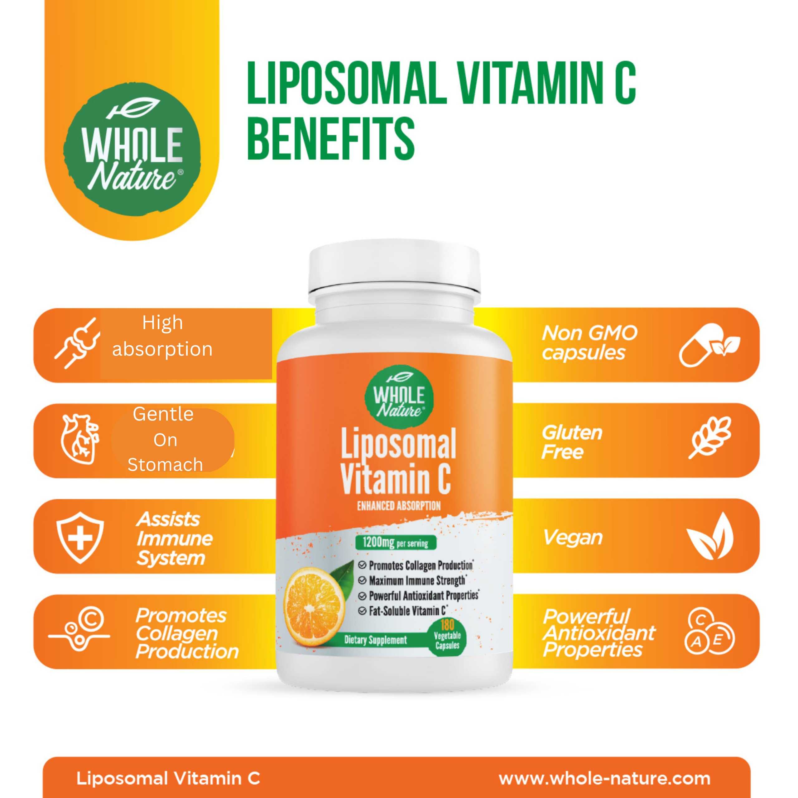 Whole Nature Etiqueta informativa, ingredientes clave y lecitina de girasol