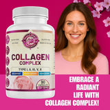 Cápsulas de WHOLE WORLD WELLNESS Collagen Complex, convenientes para tu rutina diaria.