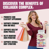 Etiqueta de WHOLE WORLD WELLNESS Collagen Complex con información de calidad.