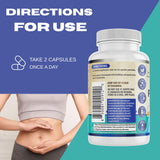 Ilustracion salud intestinal de WHOLE WORLD WELLNESS Probiotico y flora.