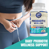 Uso diario de WHOLE WORLD WELLNESS Probiotico, toma con vaso de agua.