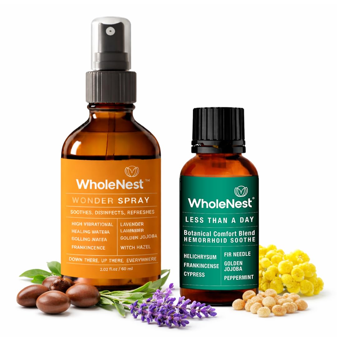 Wholenest Aceite Confort botella para cuidado posparto
