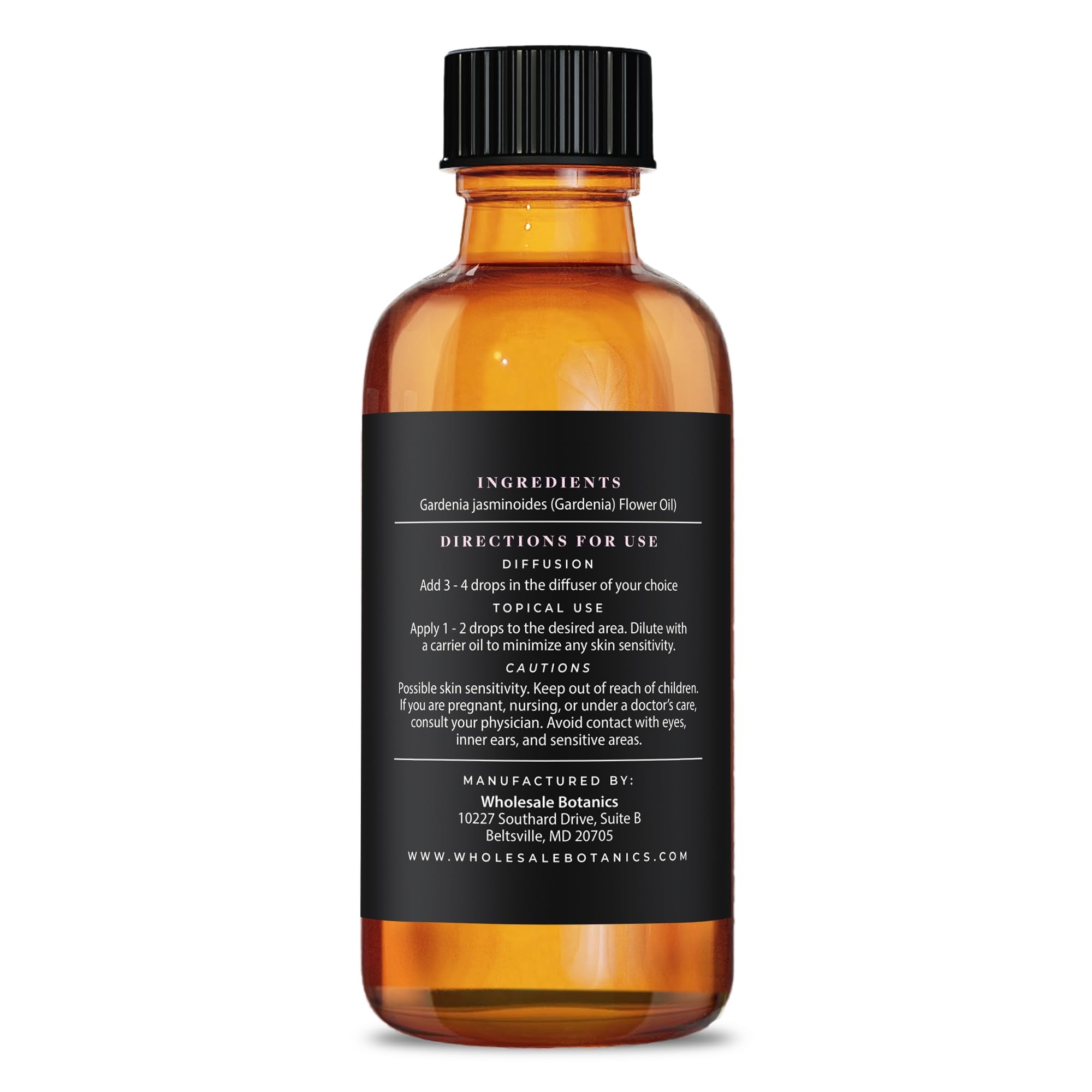Gardenia de Wholesale Botanics, aceite esencial para jabones con fragancia duradera.