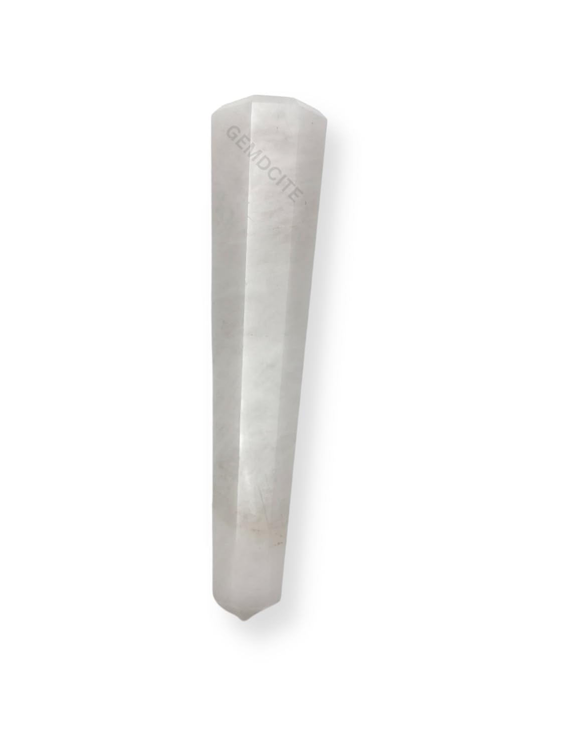 WholesaleGemShop Obelisco cristal natural 70 mm, objeto decorativo que invita al equilibrio.