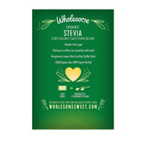 Wholesome Stevia orgánica en sobres individuales para café y té.