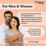 Wholesome Story Ashwagandha Capsules: empaque compacto para llevar en cualquier viaje.