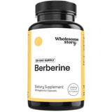 Wholesome Story Berberina cápsulas 500 mg: apoyo metabólico diario.