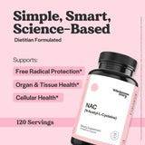 Wholesome Story NAC 600 mg etiqueta, información clara para uso recomendado.