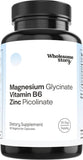 Wholesome Story Zinc Picolinate: botella con cápsulas para apoyo general de bienestar