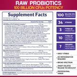 Wholesome Wellness Probiotics para Mujeres, etiqueta del producto con información de cepas.