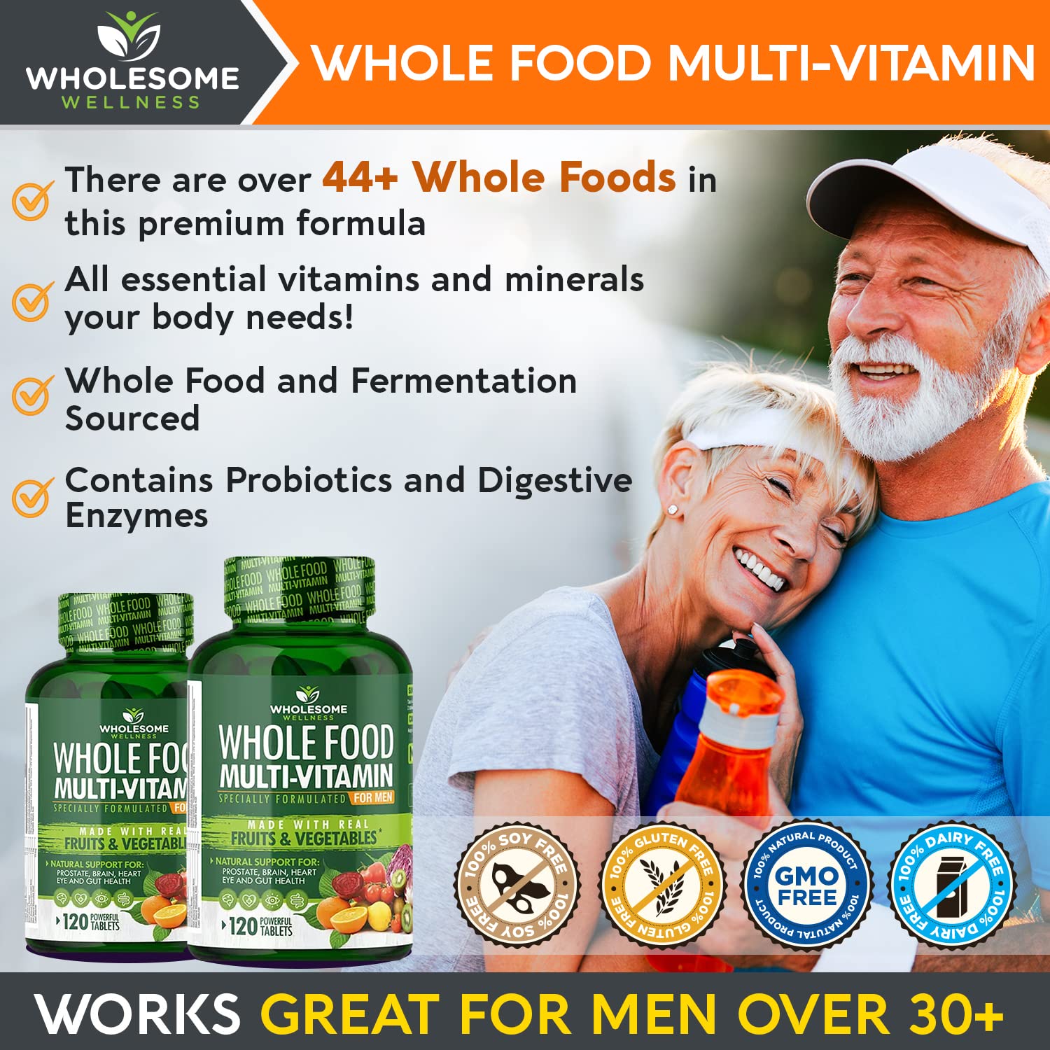 Wholesome Wellness empaque, presentación completa en caja lista para guardar.