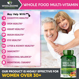 Wholesome Wellness multivitaminas mujeres, ingredientes naturales, vitamina C de acerola