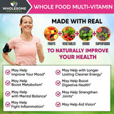 Wholesome Wellness multivitaminas mujeres, tabletas fáciles de tomar, formato compacto