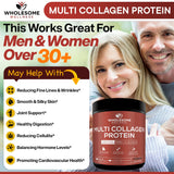 Wholesome Wellness Colágeno Premium: dosificador práctico para mediciones precisas en cada toma.