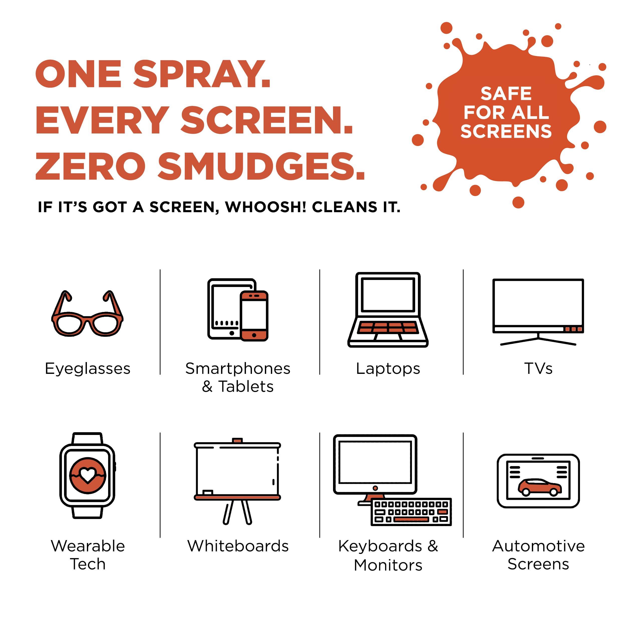 Whoosh: botella recargable con cierre hermético para uso diario