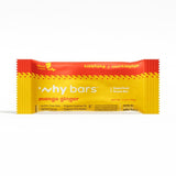 WHY BARS Mango Ginger: energía alta y fibra para snack saludable.