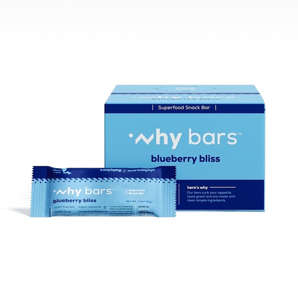 Why Bars barra de proteína arándano azul, ideal para energía durante el entrenamiento