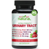 Why Not Natural botella de cápsulas 5 en 1 UTI para uso diario cómodo.