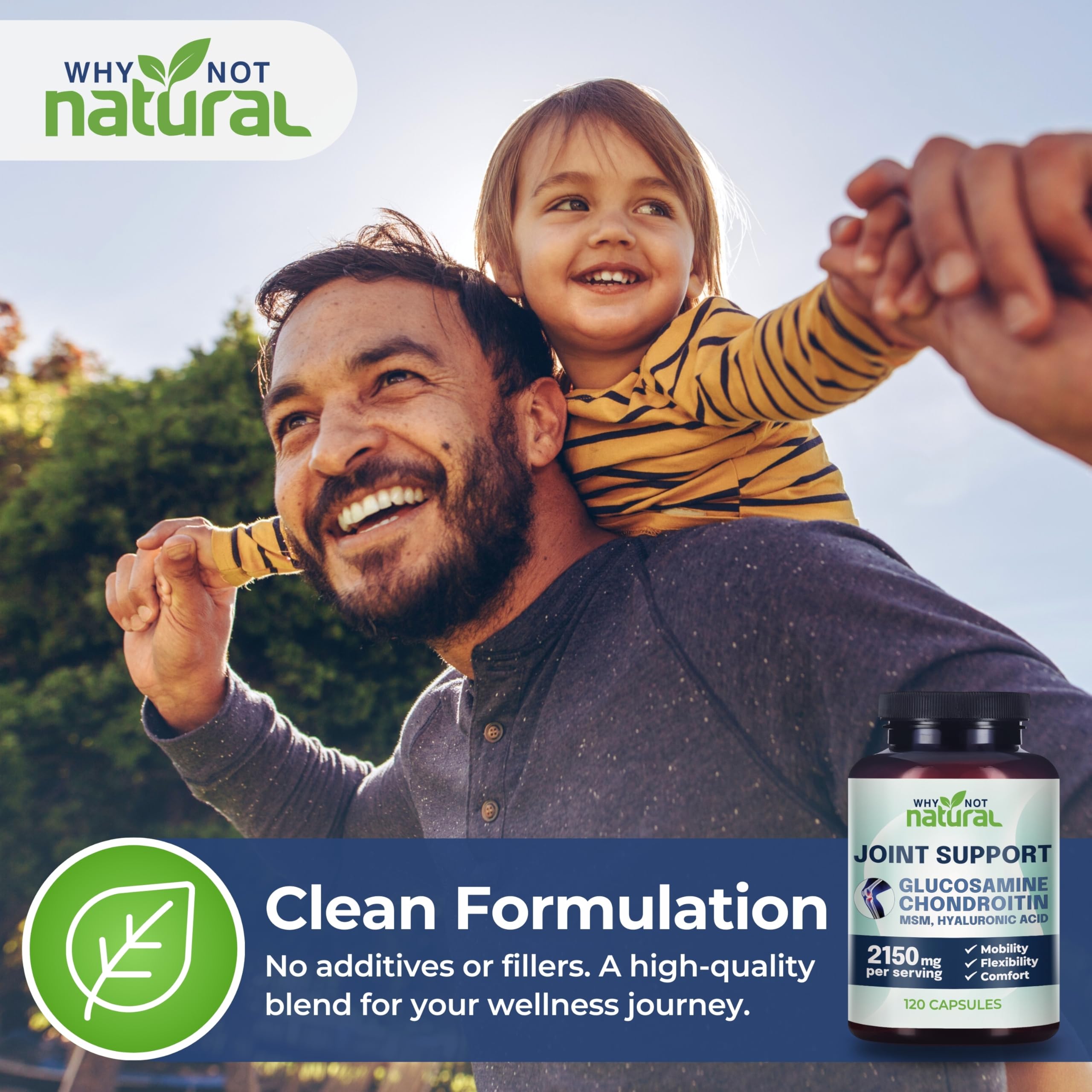 Why Not Natural ácido hialurónico para lubricación de las articulaciones