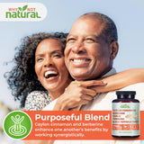 Why Not Natural cápsulas de berberina: antioxidante y soporte metabólico.