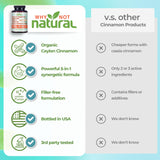 Why Not Natural cápsulas de pimienta negra: mejora la absorción de curcuma.