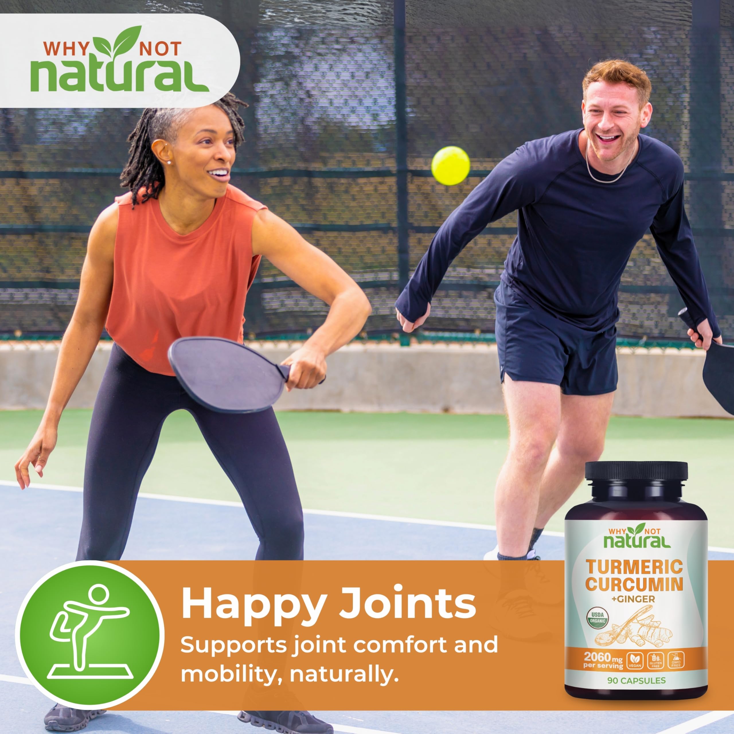 Why Not Natural curcuma organica capsulas con piperina para absorcion optima
