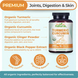 Why Not Natural curcuma organica en capsulas con pimienta negra para absorcion mejorada