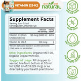 Why Not Natural fórmula vegetariana con D3 y K2.