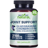 Why Not Natural glucosamina–condroitina–MSM: cápsulas para articulaciones sanas durante la actividad