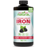Why Not Natural hierro líquido, botella visible para consumo diario suave